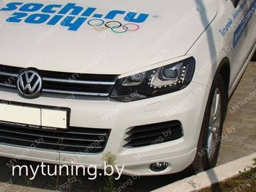 Реснички на фары для Volkswagen Touareg II