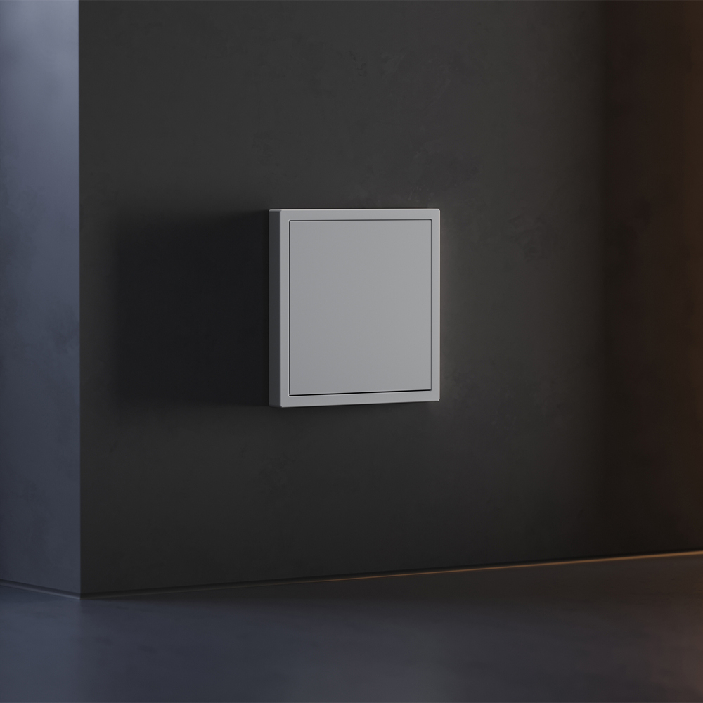 Заглушка VOLTUM S70 с суппортом, (серый)