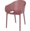Стул пластиковый Sky Pro марсала