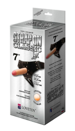 Пояс-трусики страпон LOVETOY Classic lux-Duke, телесный