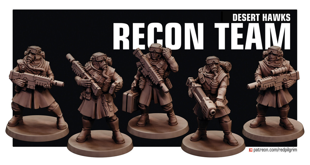 Astra Militarum Tallarn Desert Raiders Талларанский отряд разведки миниатюра для AOS,Waha, Настольная игра, НРИ, Варгейм, РПГ