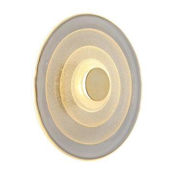 Бра 3W 3000K APL.350.11.03 хром/белый/прозрачный Stusia Aployt