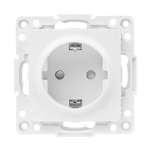 Стокгольм Механизм Розетки 1-местной с/з 16А автоматические клеммы белый с защ. штор. EKF EYR16-028-10