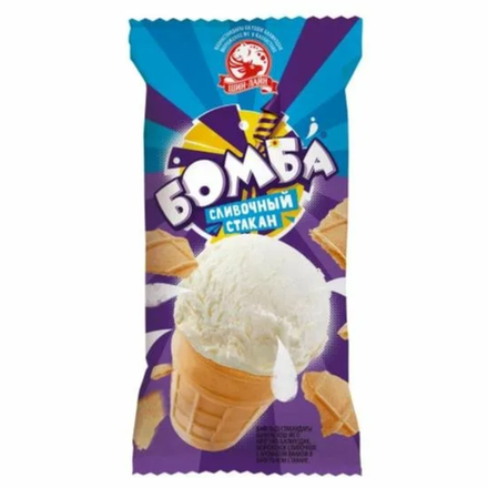 Мороженое Бомба Со сливками 90 гр
