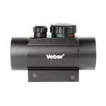 Прицел коллиматорный Veber Пневматика 1x30 RG (закрытый, 4 МОА, объектив 30мм, метка точка красная/зеленая, вивер)
