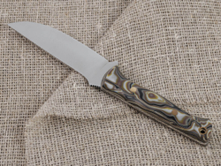 Нож для бушкрафта "Форест", сталь VG-10/Elmax, рукоять микарта (камуфляж)