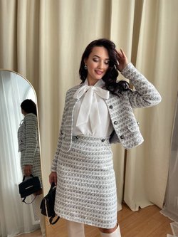 Юбка твид из вискозы