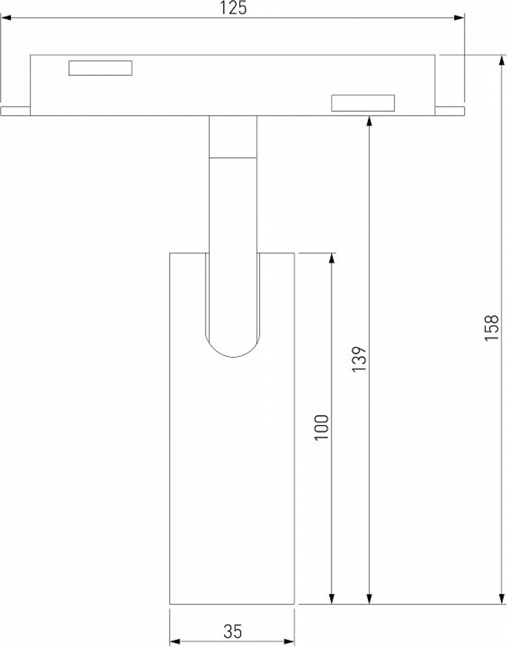 Светильник на штанге Elektrostandard Slim Magnetic a063529