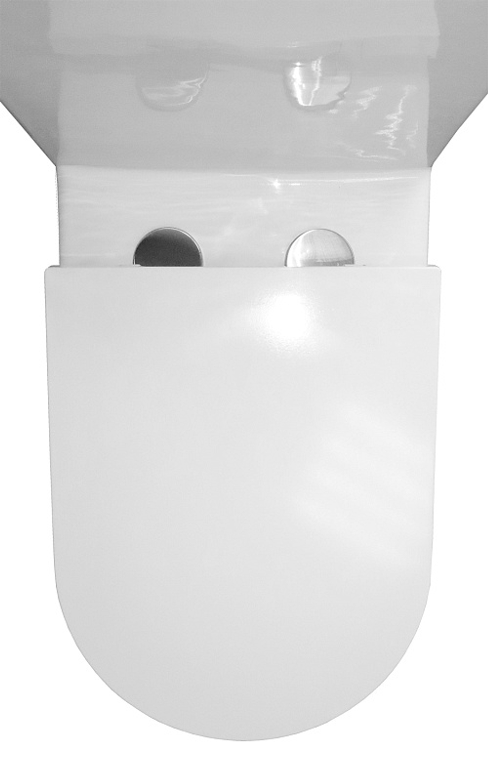 Унитаз-моноблок Azario Scala 360х690х790 безободковый, слив "Торнадо", с быстросъемным сиденьем микролифт (AZ-8101)