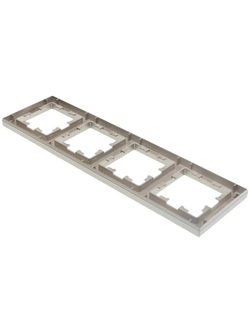 ATLASDESIGN 4-постовая РАМКА, универсальная, ШАМПАНЬ