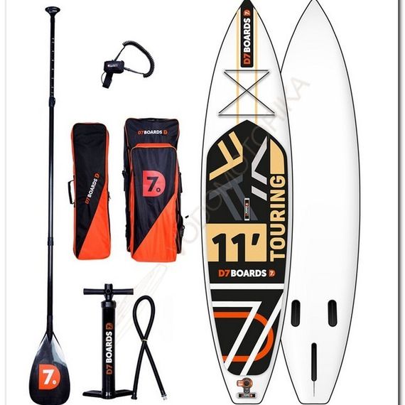 Надувная доска для SUP серфинга D7 Boards Touring 11.0