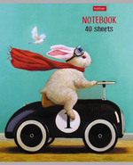 Тетрадь А5, 40л. клетка 65г/кв.м, на скобе "Узнай себя!" (Хатбер)