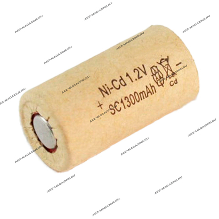 Элемент питания для ремонта АКБ: 1,2V, 1,3A, L=42мм