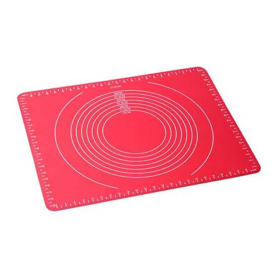 Коврик силиконовый 49.5х39.5х0.1 см для раскатки теста Kamille КМ7743