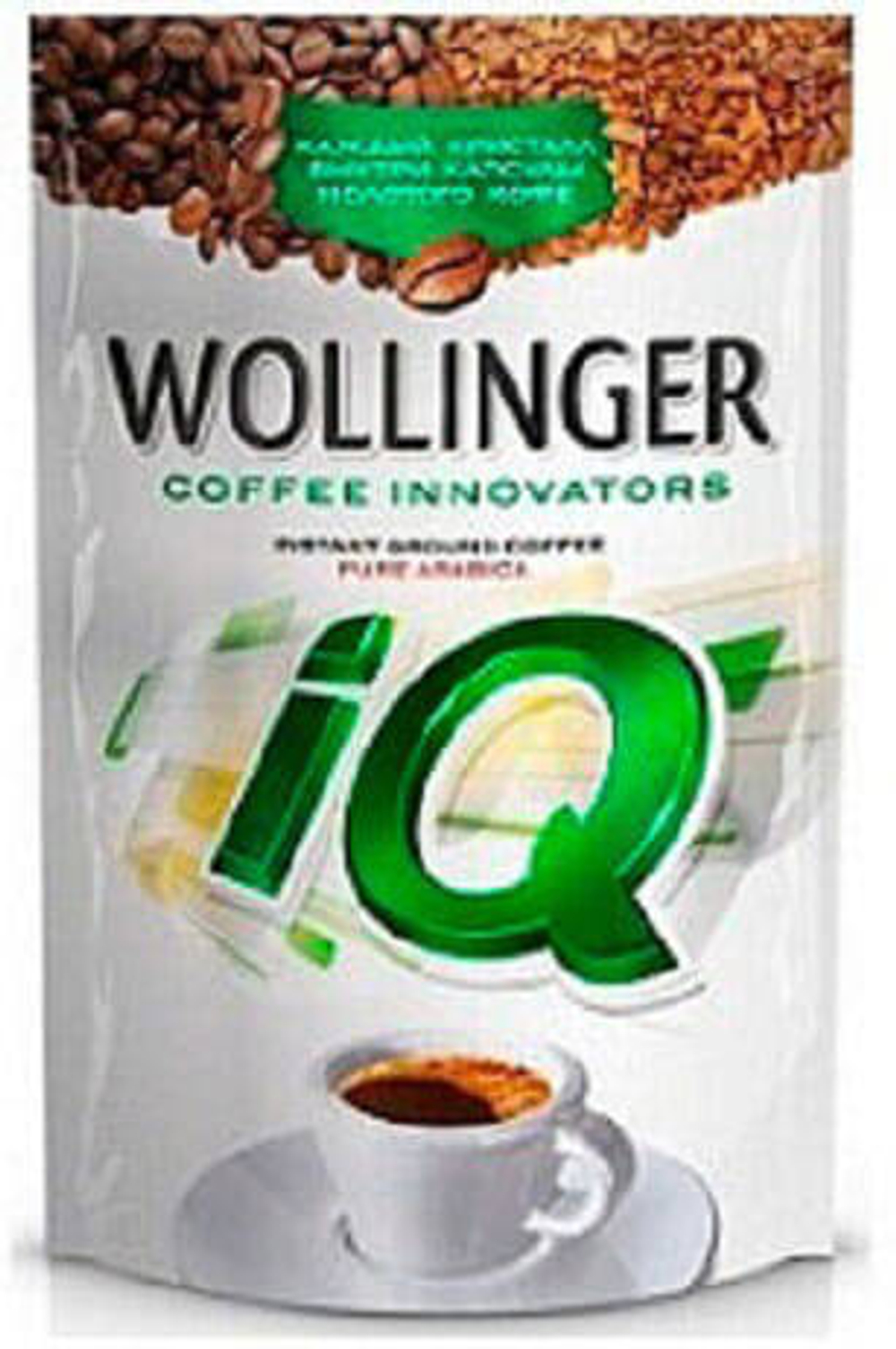 Кофе растворимый с молотым Wollinger IQ 190 г