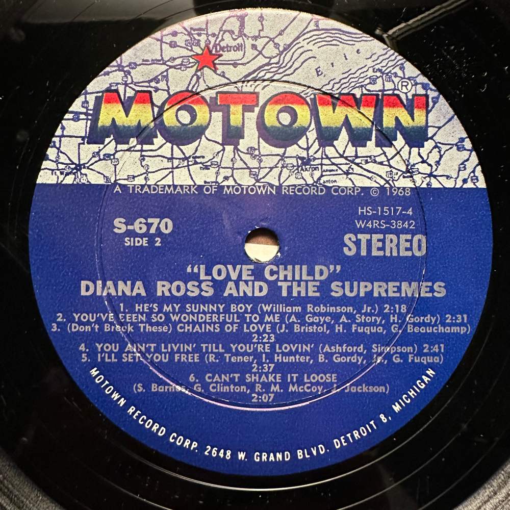 Diana Ross And The Supremes - Love Child (США 1968г.)