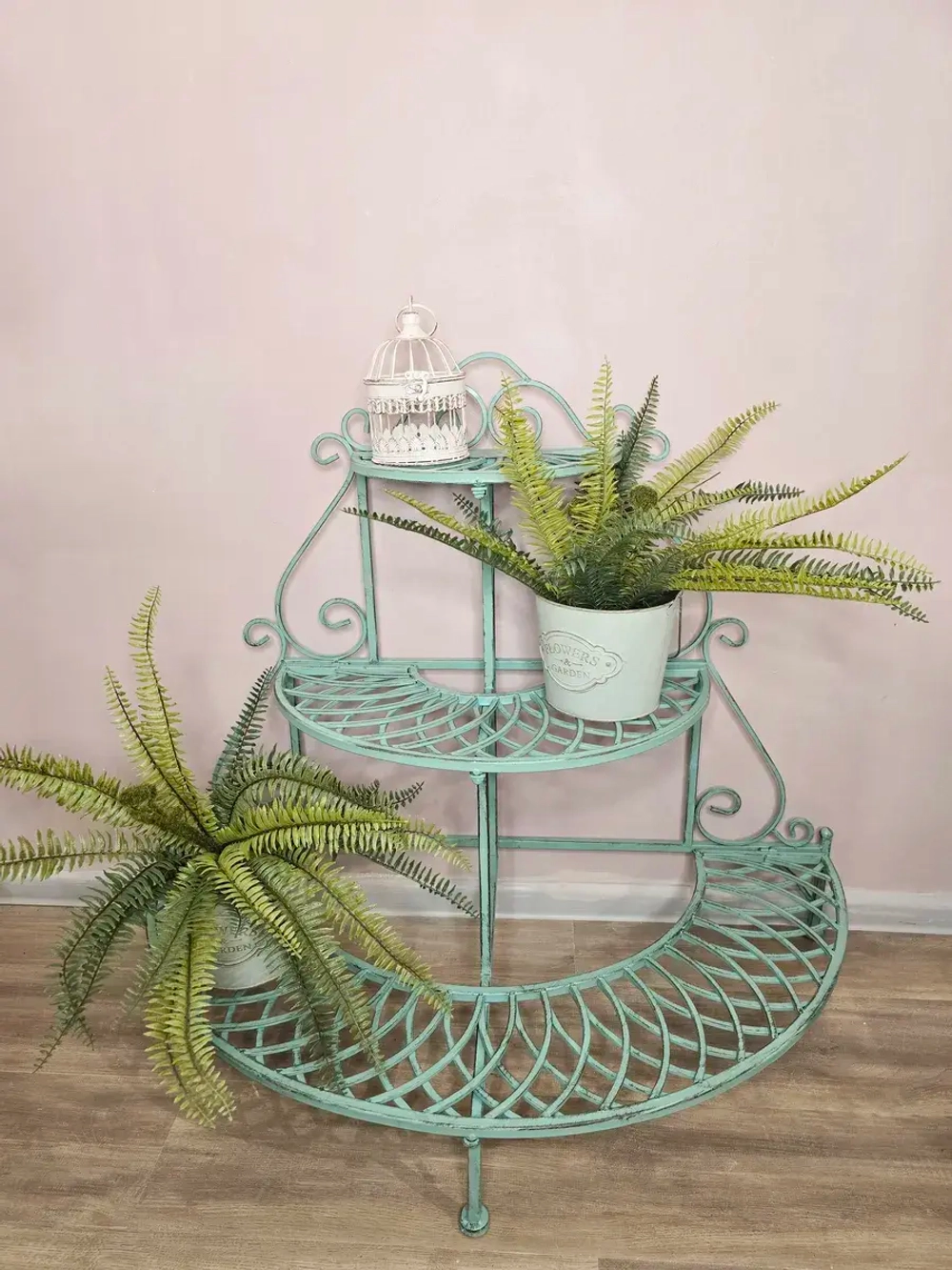 Подставка для цветов напольная металлическая