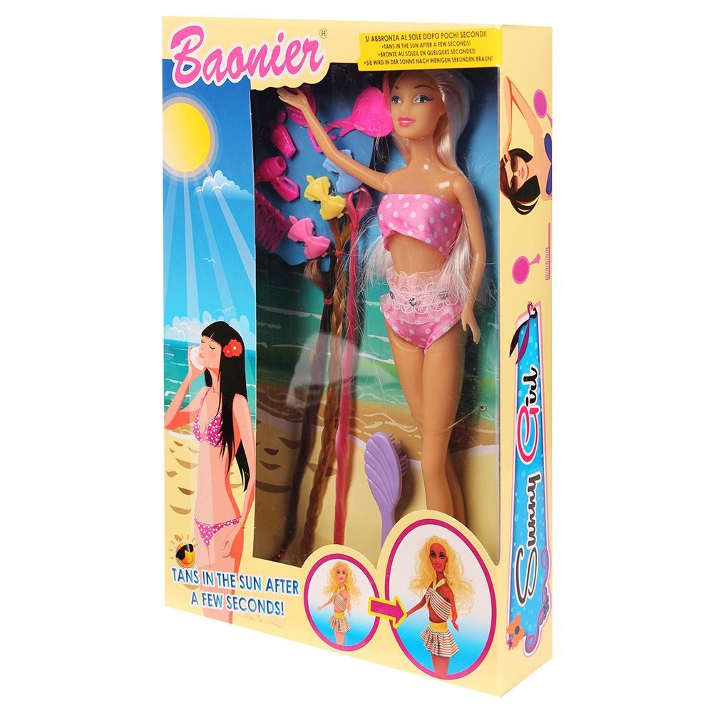 Кукла тип Модель 33см с аксесс., коробка JJ8592