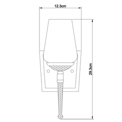 Бра Arte Lamp A1722AP-1BA