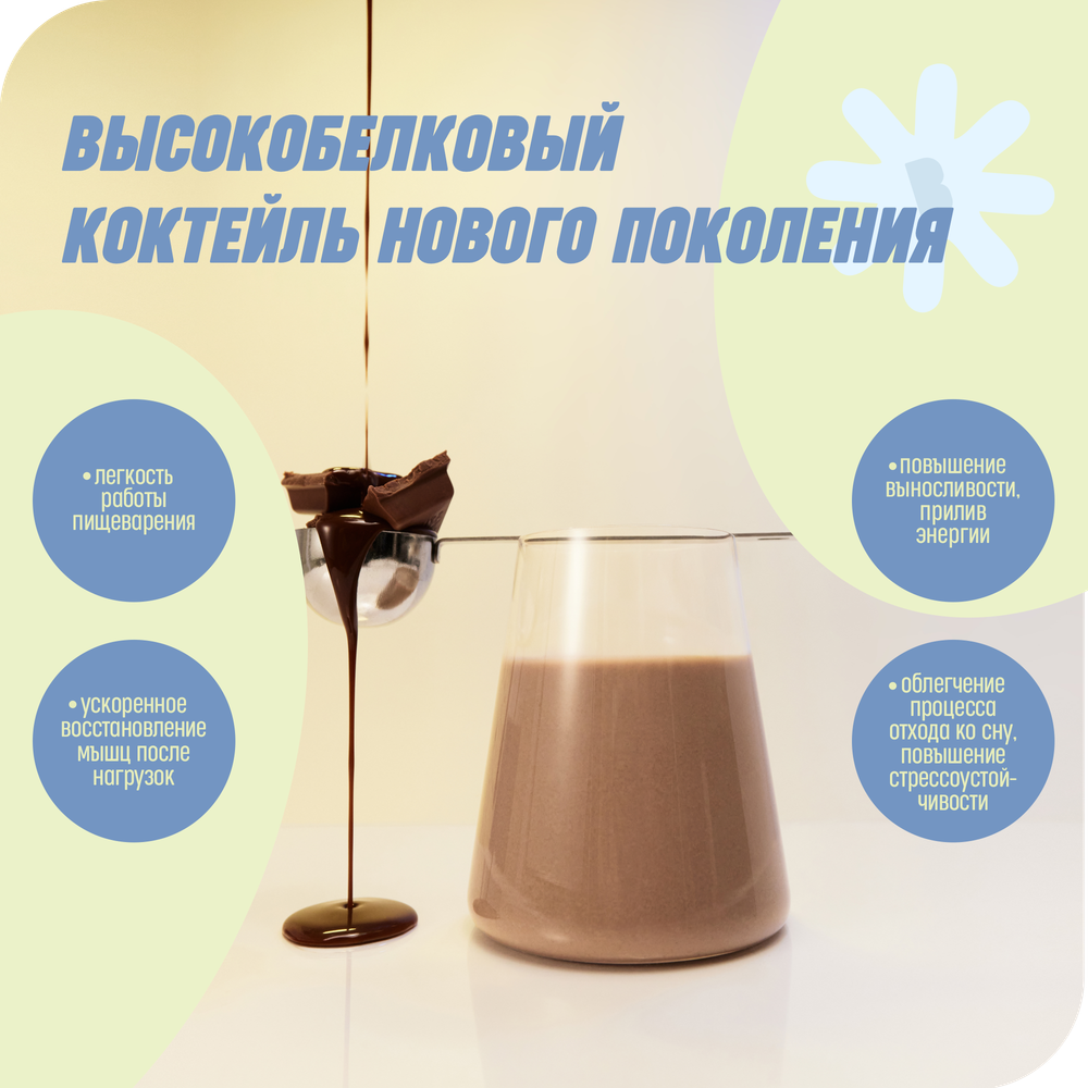 Сухая высокобелковая смесь Bria со вкусом шоколада, 450 гр.
