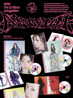 Альбом aespa - ARMAGEDDON 1st Album SUPERBEING Version 4 Cover SET