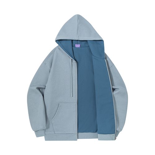 Худи Ymkashix Zip HTF серо-зеленый/изумрудный