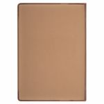 Обложка для паспорта, мягкий полиуретан, "PASSPORT", коричневая, STAFF, 238406