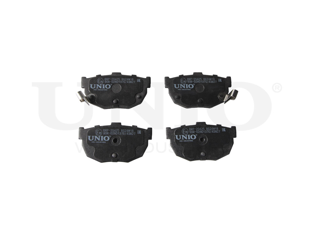 Колодки тормозные диск. задние UNIO BRP-20425