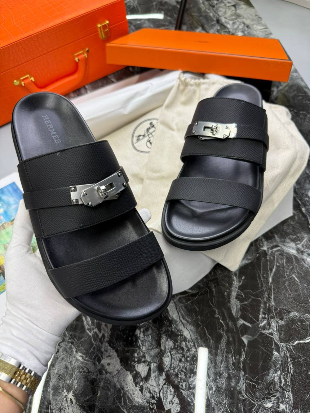 Шлепанцы Hermes