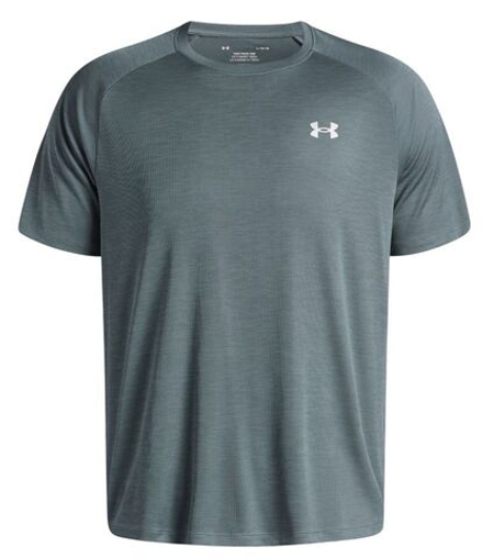 Теннисная футболка Under Armour Tech Textured Short Sleeve - jasper blue/white