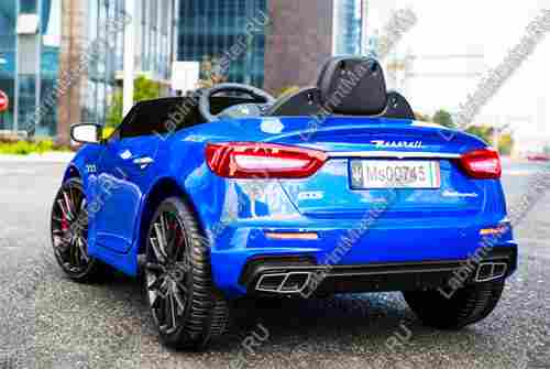 Детский электромобиль "Maserati" синий