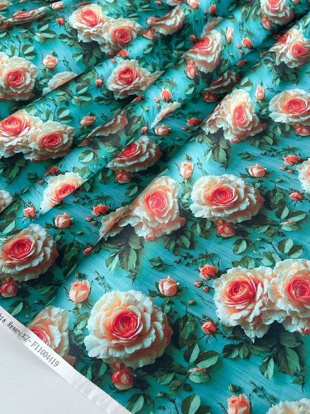 ЧАЙНАЯ РОЗА - 100% хлопок 4