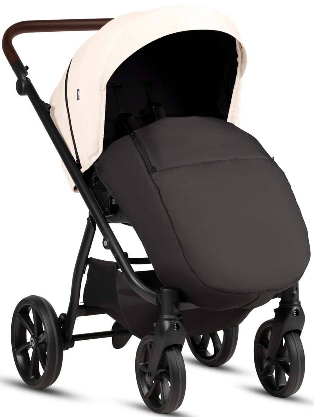 Детская коляска Tutis Leo 3 Plus 3 в 1 с автокреслом Beno Black 1582228 Caramel