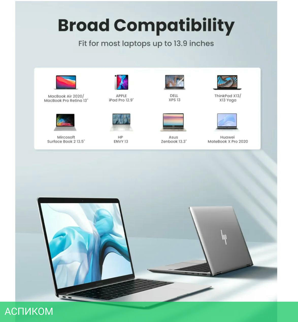 Сумка для ноутбука Ugreen LP437-20448 Gray (20448)