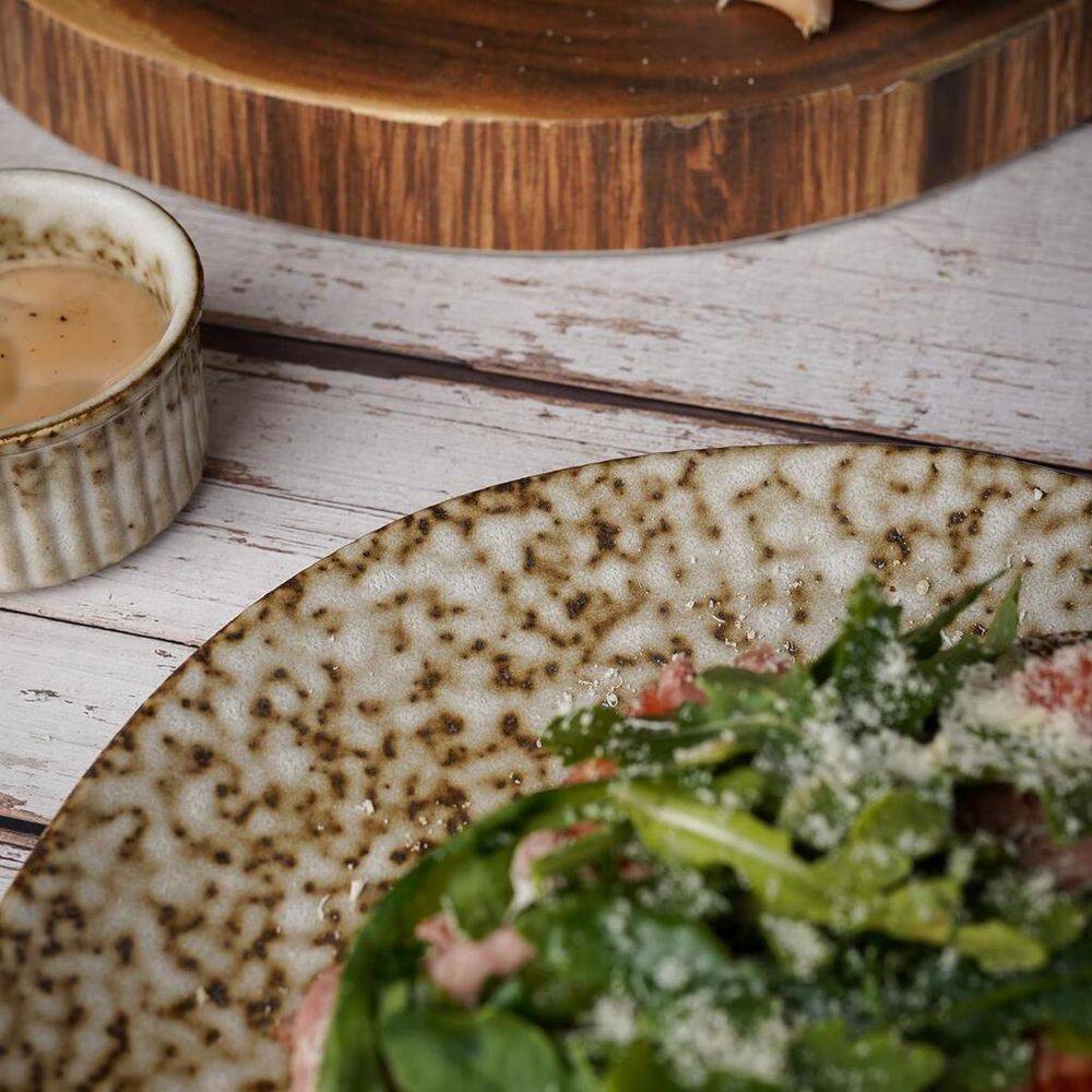 Тарелка d 22,5 см Brown Spider Silk P.L. Proff Cuisine [6]