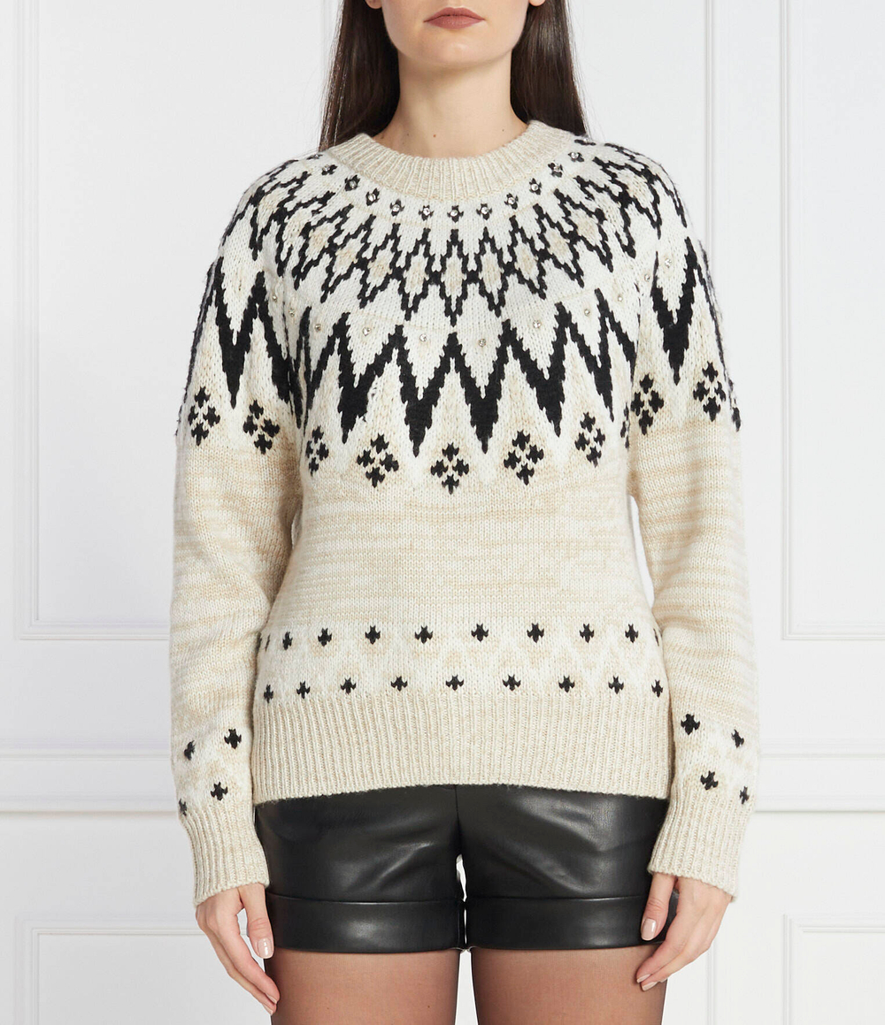 Свитер Silvian Heach - кремовый(CVA23130MA)