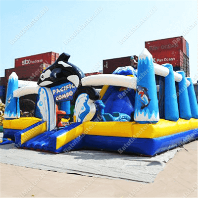 Коммерческий надувной батут "Океан"