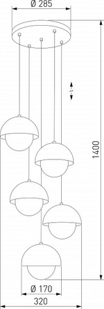 Подвесной светильник TK Lighting Bono 10214 Bono