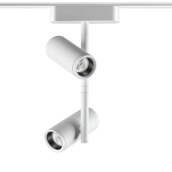 359107 SHINO NT23 187 белый Трековый светильник для низков. шинопровода IP20 LED 4000K 2*8W 48V 1360Лм SMAL