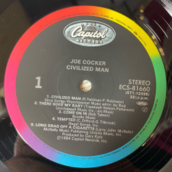 Винтажная виниловая пластинка LP Joe Cocker Civilized Man (Japan 1984) (Obi) Crazy In Love