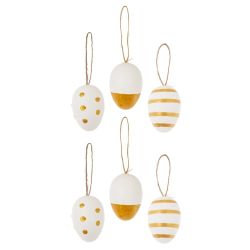 GAEM Набор из 6-ти изделий декоративных подвесных "Яйцо" (4*6), L14 W12 H5 см