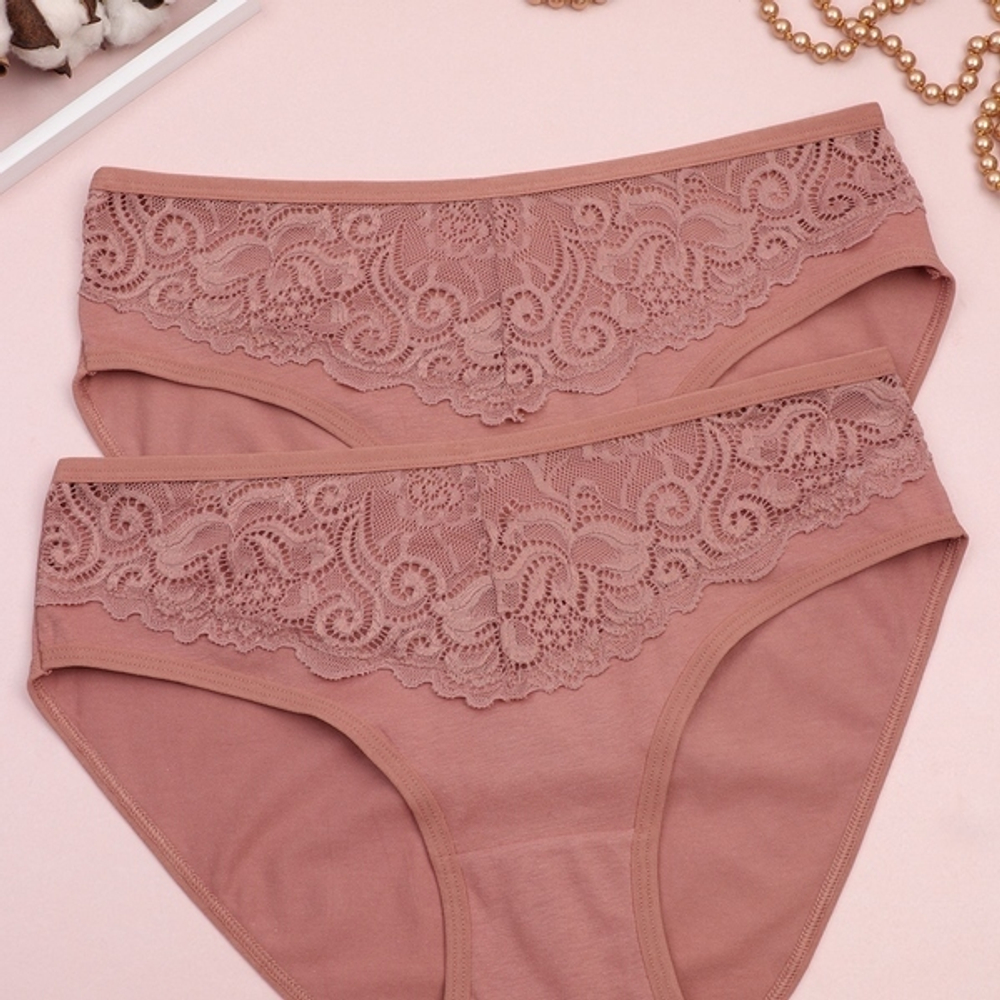 Трусы женские с кружевами р.46-52 №8443