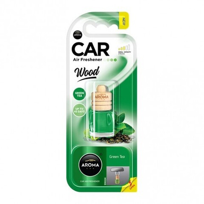 AROMA CAR Подвесной ароматизатор WOOD Green Tea