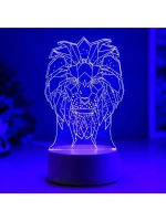 Светильник «Лев» LED RGB RISALUX