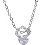 Подвеска из гиппоалергенного сплава со стразами «ЭКЛАТТО», цвет серебро и золото, d-20см/1см