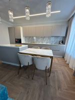 Стол обеденный Ist Casa Камео, 120х80х76 см, белый мрамор (Калаката)