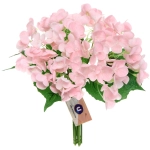 Цветок искусственный «Natur» 28см Гортензия бледно-розовая