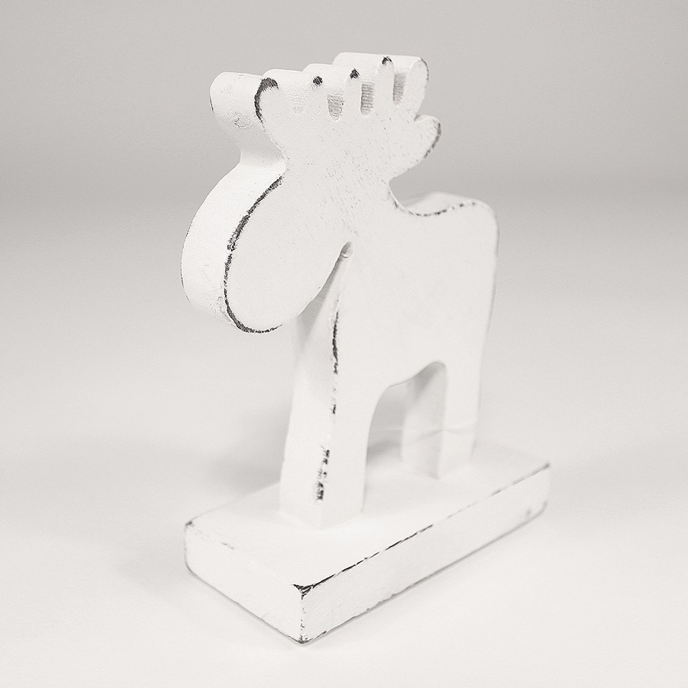 Фигурка декоративная white raindeer, 15х11х5 см