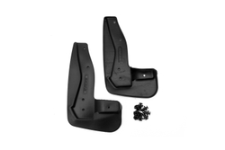 Брызговики передние MITSUBISHI PAJERO SPORT III 2015-2021 2 шт. (полиуретан) (optimum) в пакете  NLF.35.30.F13