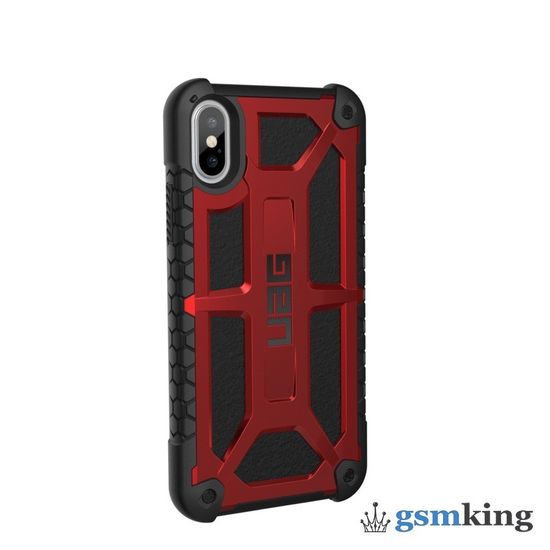 UAG Monarch Series Case for Apple iPhone XS/X Crimson (Малиновый)IPHX-M-CR